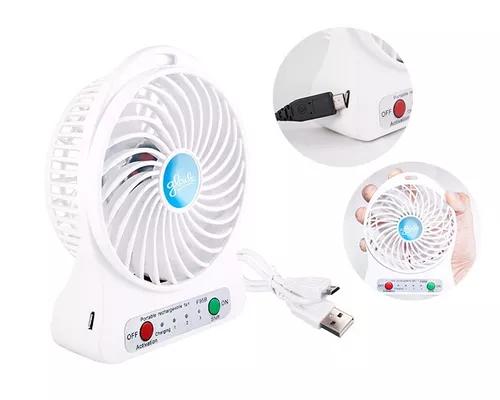MINI VENTILADOR RECARGABLE 3 VELOCIDADES